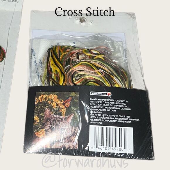 Counted Cross Stitch Projects “Afternoon Nap” &”Welcome to Our Hearts” - Picture 7 of 8